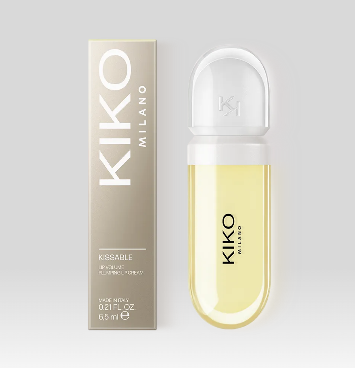 Бальзам-блиск для губ Kiko Milano Kissable Lip Volume Plumping Lip Cream 06 Sunbeam (35017854)