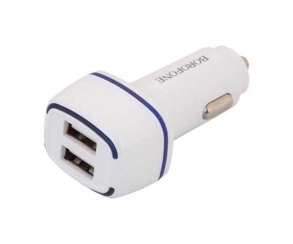 Зарядное устройство автомобильное Borofone BZ14 Type-C to USB 2,4A White