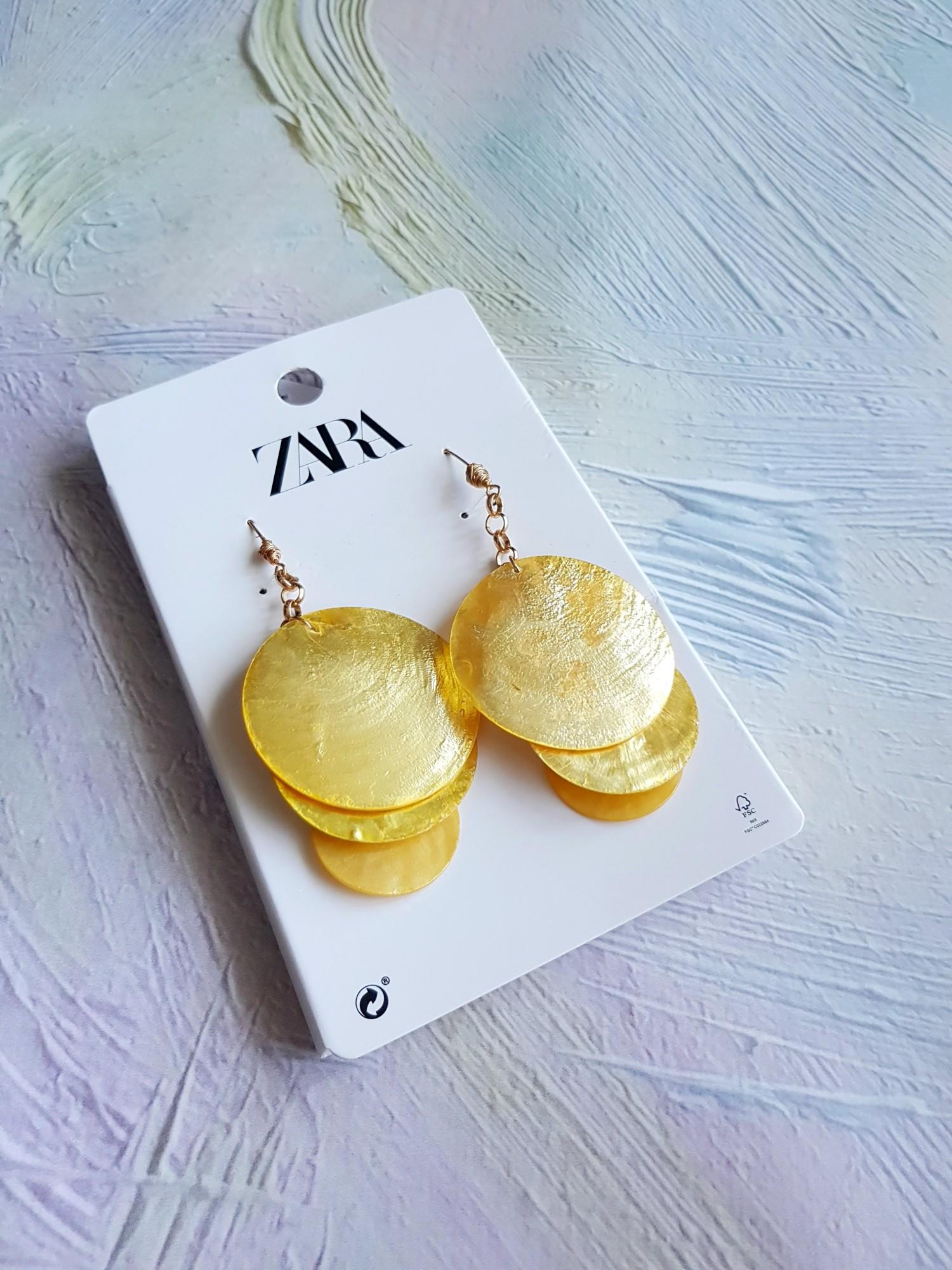 Сережки Zara Золотой (10201)