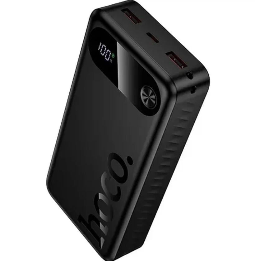 Повербанк Hoco J154A 20000 mAh 3хUSB Type-C/USB-A LED-дисплей 22,5 Вт Черный