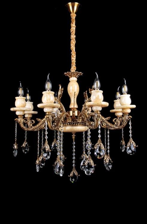 Люстра свеча Ray L77518/8 GAB (IR007127) Люстра свеча Ray L77518/8 GAB (IR007127)