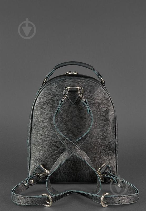 Шкіряний міні-рюкзак BlankNote Kylie Онікс (BN-BAG-22-onyx) - фото 4