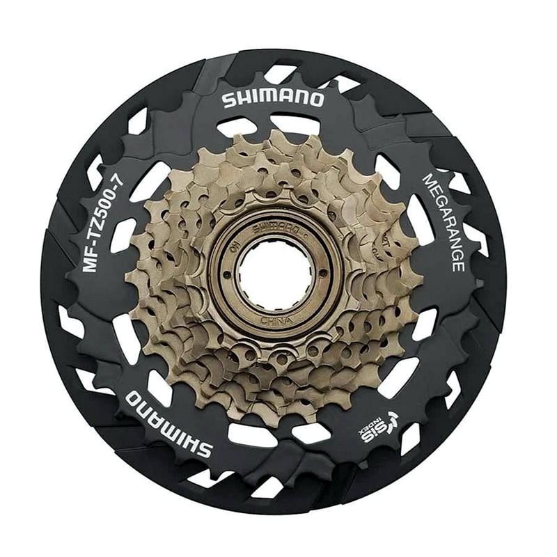 Тріскачка Shimano MF-TZ-500-7 Megarange набір 14-34 T із захистом (00001290)