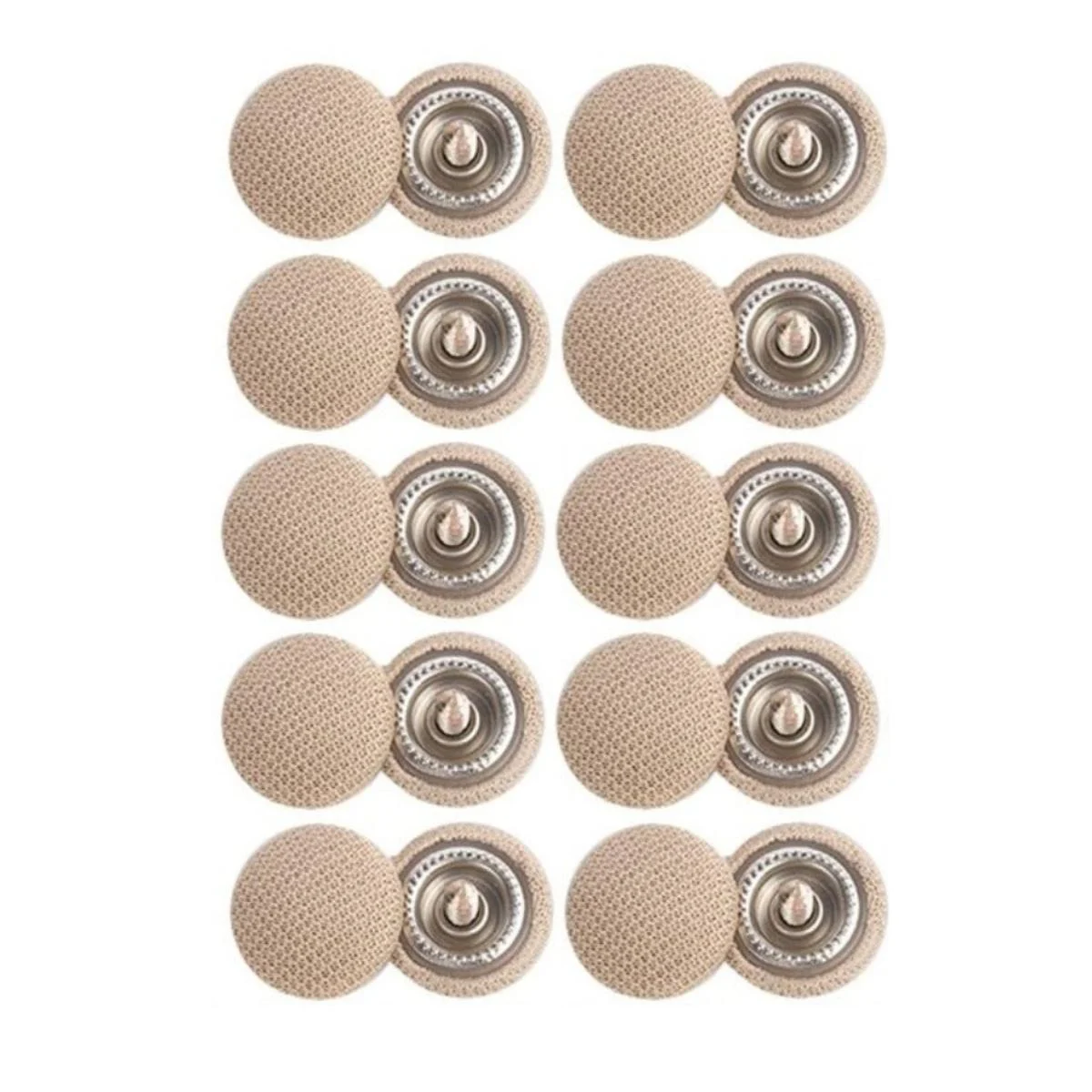 Кнопки для фіксації обшивки стелі автомобіля RinerClips 20 шт. Бежевий (2474)