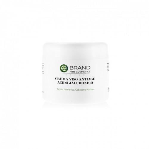 Крем для обличчя Ebrand Crema Viso Idratante Acido Jaluronico з гіалуроновою кислотою та морським колагеном