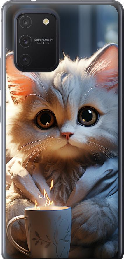 Чехол на Samsung Galaxy S10 Lite 2020 White cat (5646u-1851-42517) Чехол на Samsung Galaxy S10 Lite 2020 White cat (5646u-1851-42517)