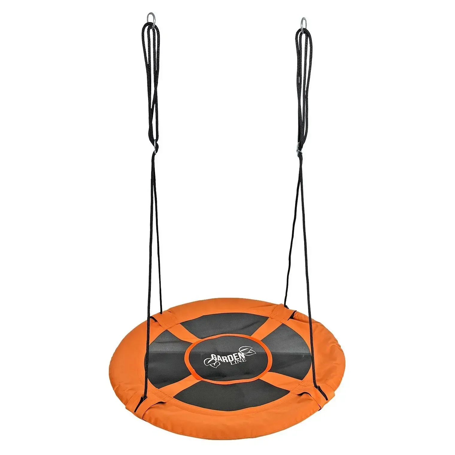 Качеля гнездо аиста подвесная GardenLine 100 см 150 кг Оранжевый - фото 1 Качеля гнездо аиста подвесная GardenLine 100 см 150 кг Оранжевый - фото 1