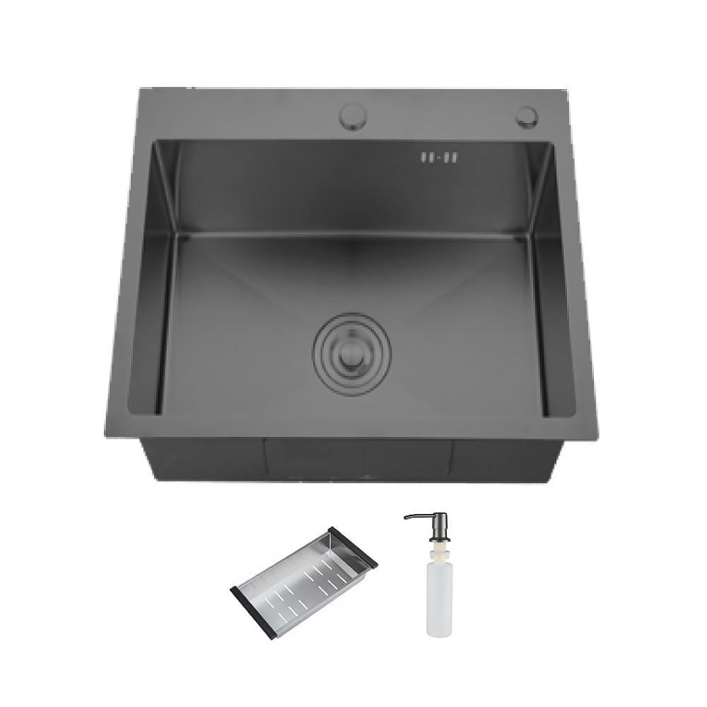 Мойка для кухни ITAL HD6050-G нержавеющая сталь 600x500 мм Серый (2193388150)