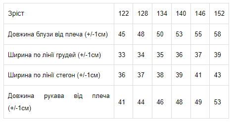 Блуза дитяча Носи своє з мереживними рукавами 158 см Синій (6138-066) - фото 9