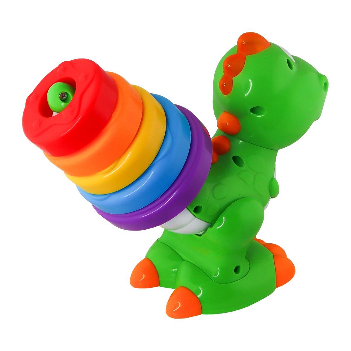 Іграшка двомовна що розвиває Kiddi Smart Динозаврик Барвограй (4279T-KS-ks) - фото 7