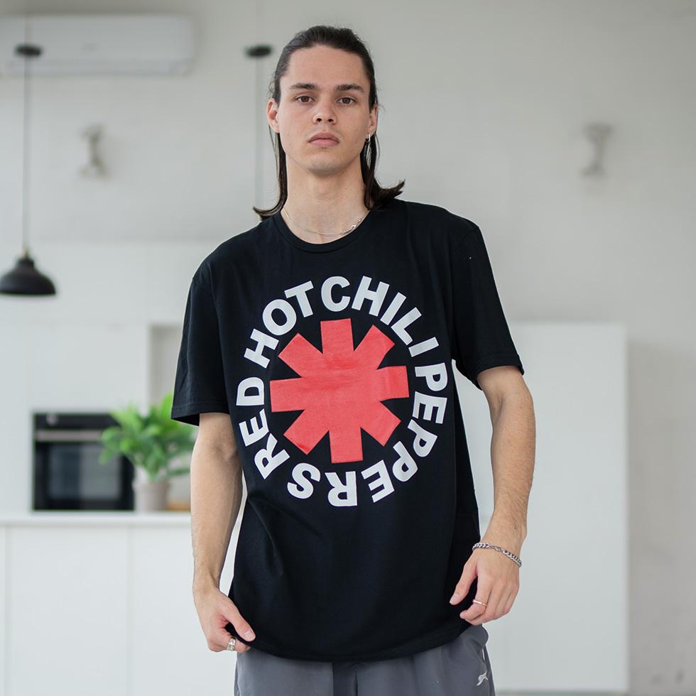 Футболка унисекс Red Hot Chili Peppers Logo M Черный (00000001814)