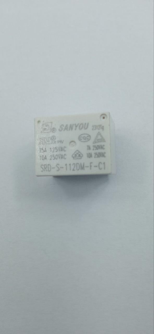 Реле Sanyou SRD-S-112D2-F-CF(DC12V 10A) 19,6x15,4x15,5 мм (04623)