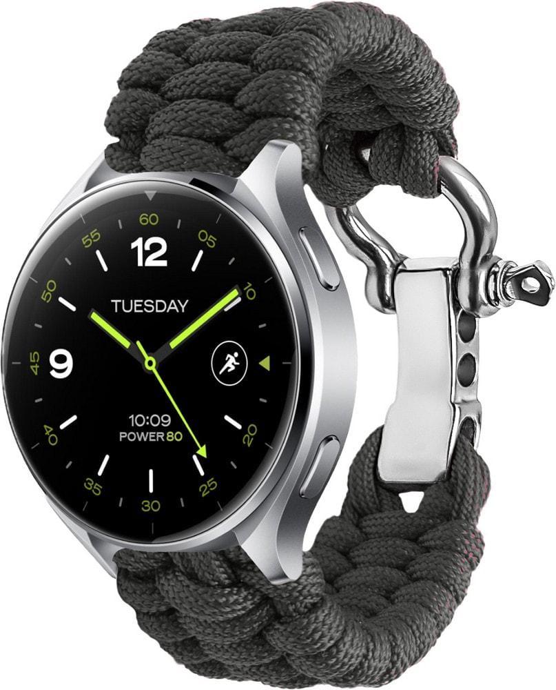 Ремешок из паракорда Ruper для смарт-часов Xiaomi Watch 2/2 Pro Grey (37193-33)