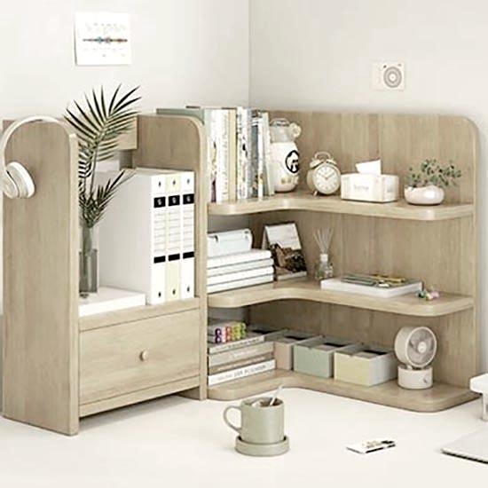 Полка-надстройка настольная из дерева Лувиана бланже (АКД-018401)