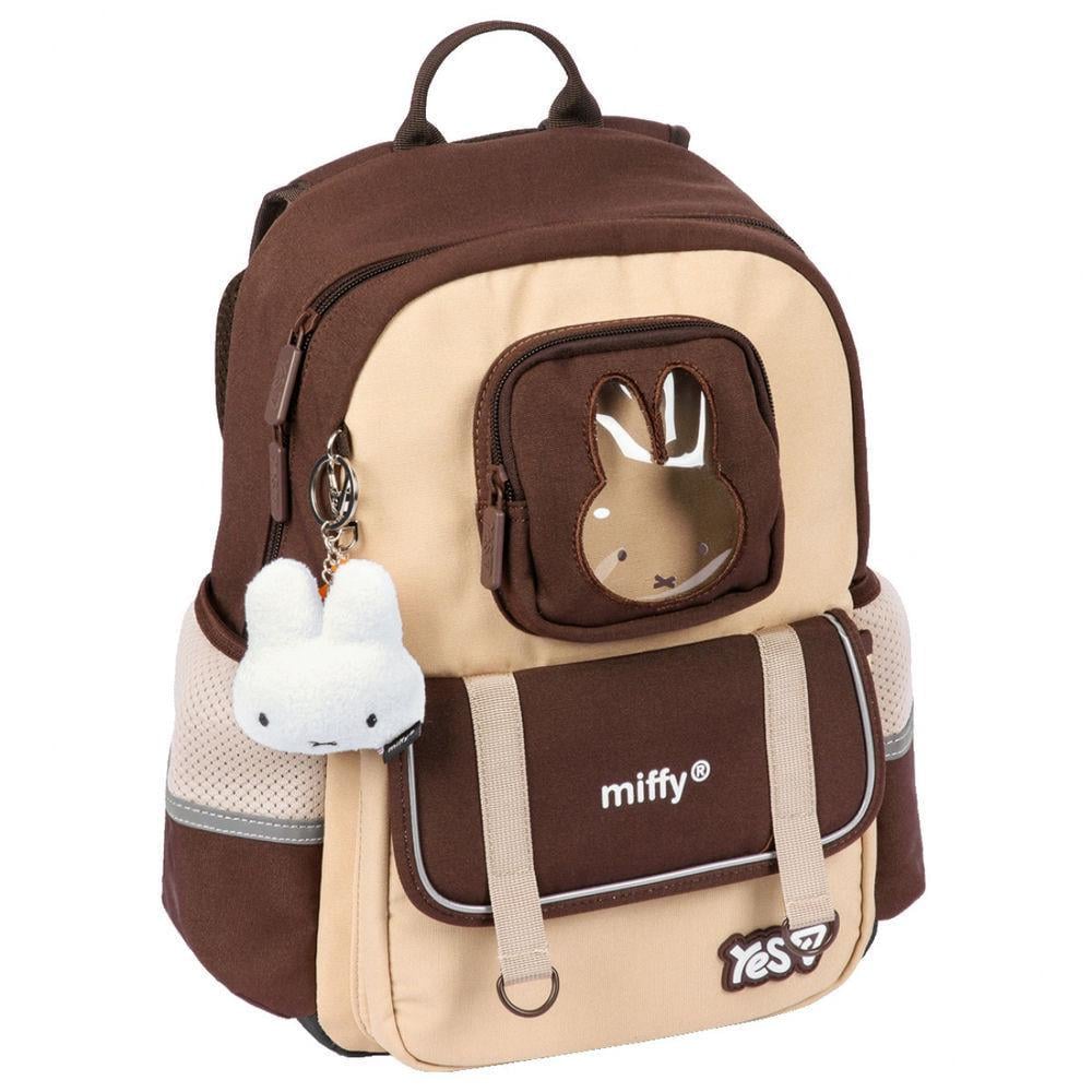 Рюкзак шкільний YES Miffy Bunny 37x28x13 см 13,5 л Коричневий (550258)