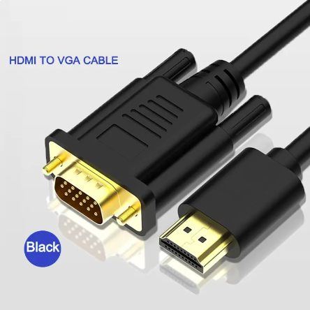 Кабель HDMI-VGA папа-папа 1080p 60Hz для ноутбука ПК и проектора 1,8м (2221111832) - фото 4