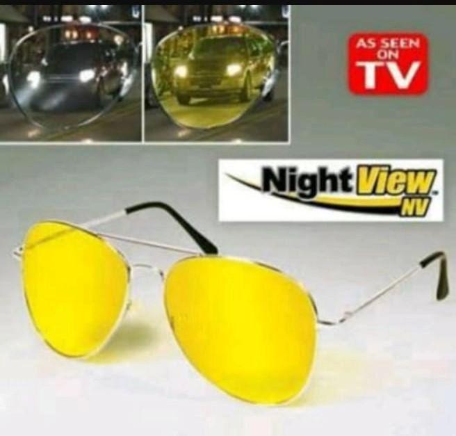 Окуляри антивідблискові Night View Glasses для водіїв нічного бачення Жовтий (KL2301-02) - фото 8