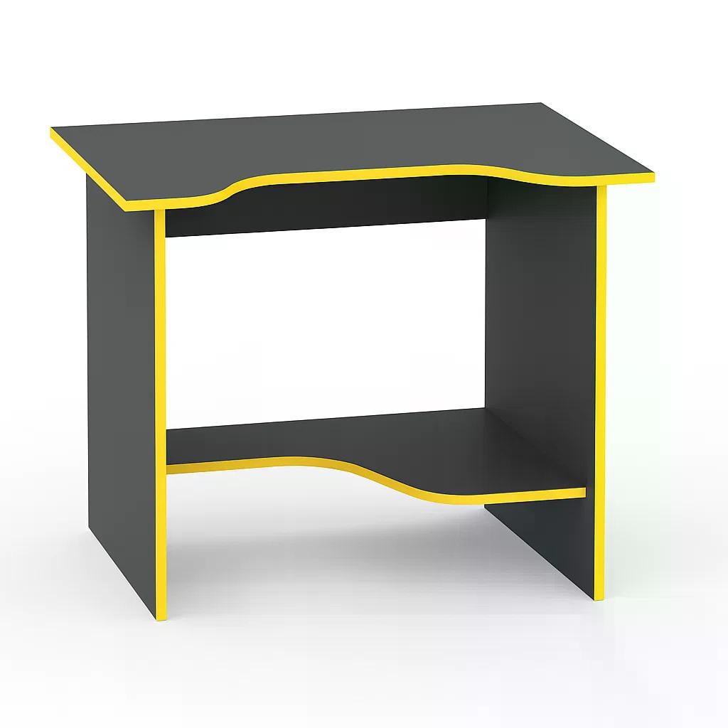 Компьютерный стол XDesk-03 эргономичный 740x900x670 мм Черный с желтым (КСХD03) Компьютерный стол XDesk-03 эргономичный 740x900x670 мм Черный с желтым (КСХD03)