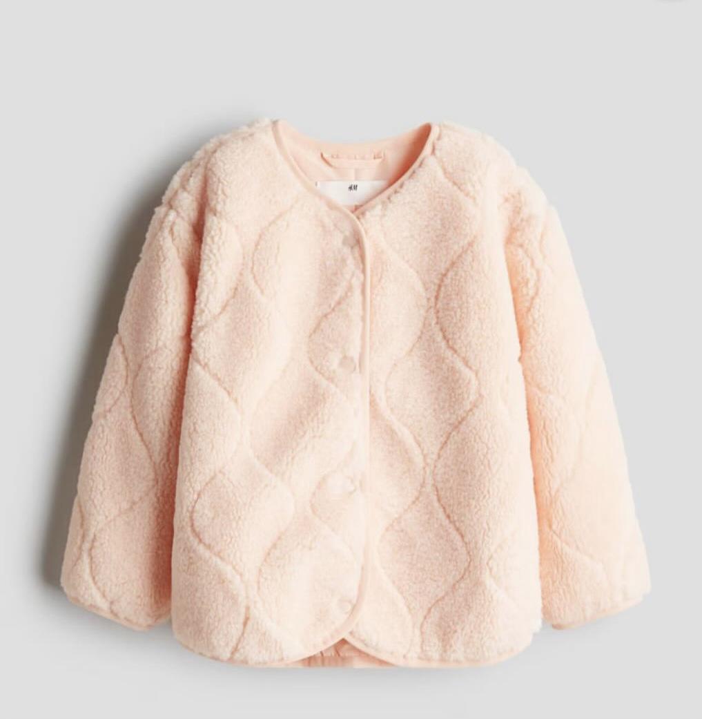 Куртка для девочки H&M 98-104 см Персиковый (3422)