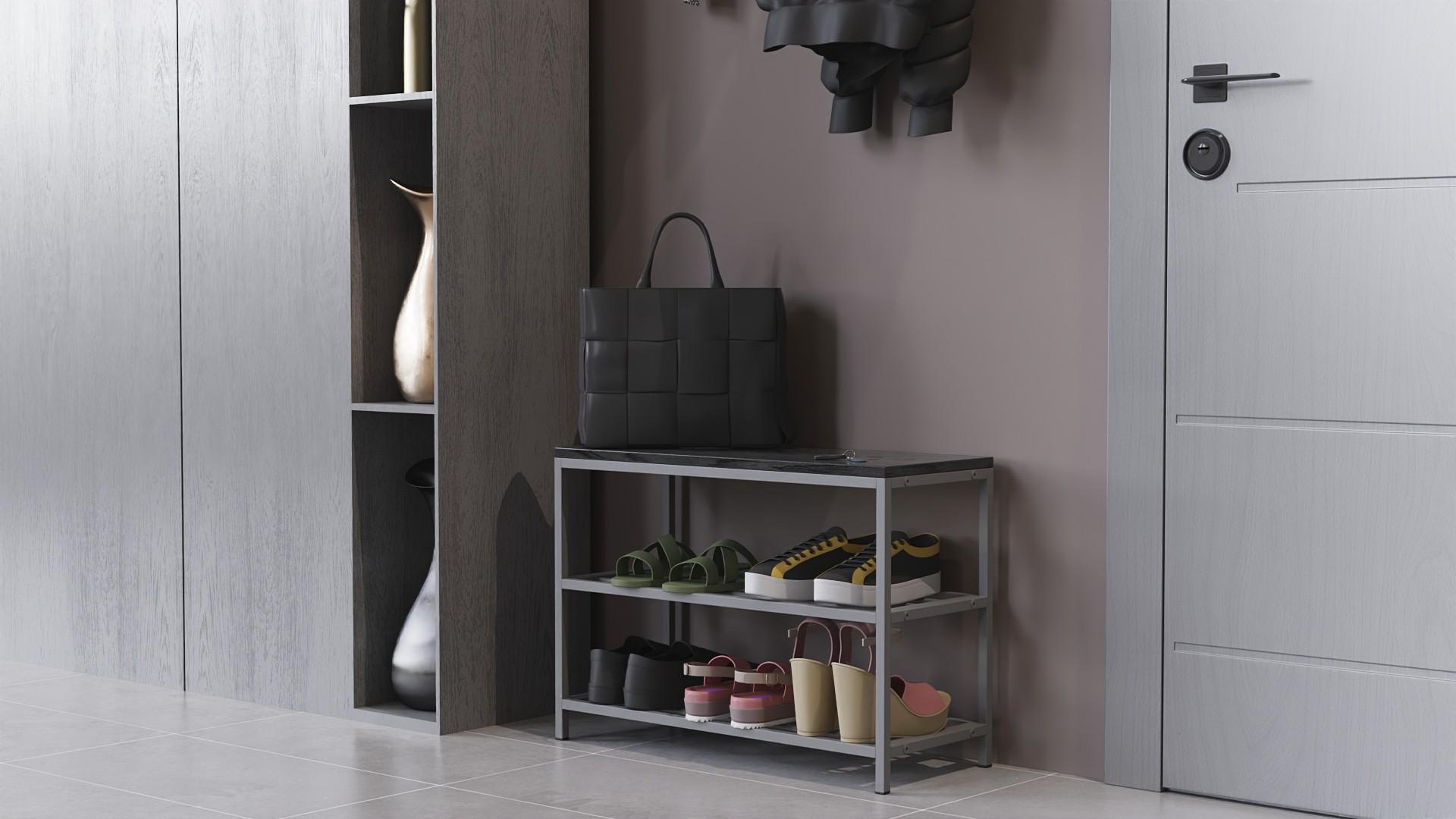 Банкетка універсальна Ferrum-decor Слайм ДСП 16 мм 45x63x26 см Сірий/Сосна Кембра (FRD-104084) - фото 6 Банкетка універсальна Ferrum-decor Слайм ДСП 16 мм 45x63x26 см Сірий/Сосна Кембра (FRD-104084) - фото 6