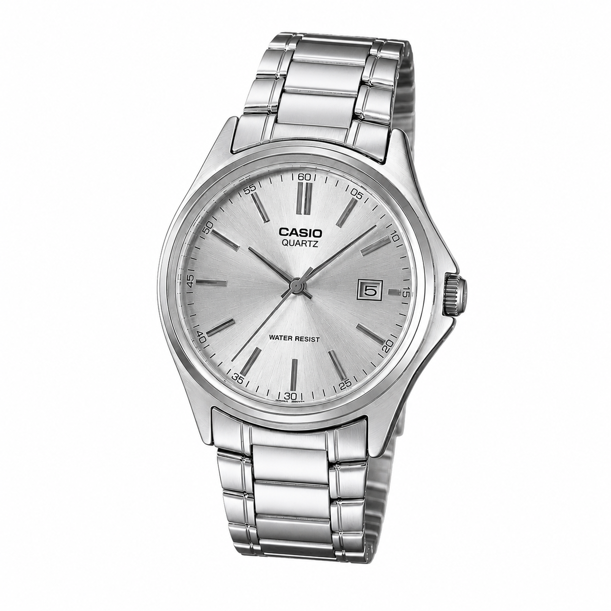 Часы классические мужские Casio MTP-1183A-1A кварцевые аналоговые WR30 Серебристый