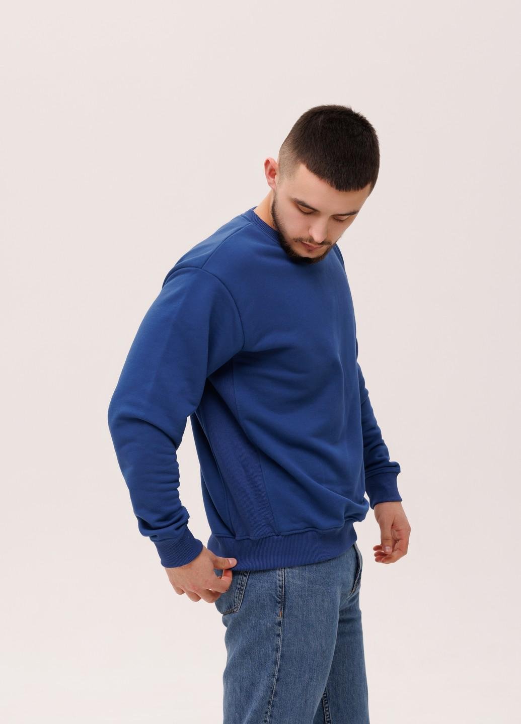 Світшот чоловічий Наталюкс L Джинс темний (3714559402131) - фото 2 Світшот чоловічий Наталюкс L Джинс темний (3714559402131) - фото 2