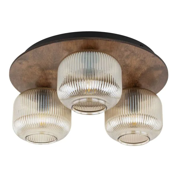 Люстра TK Lighting 11068 Salvia E14 3x15W IP20 Коричневый (11068)