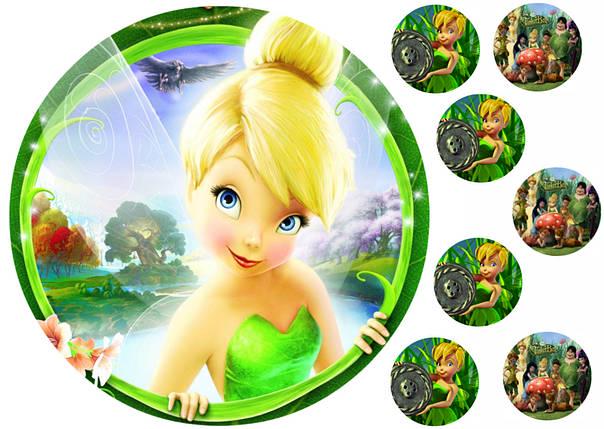 Картинка на торт вафельна Феї 1 (6019)