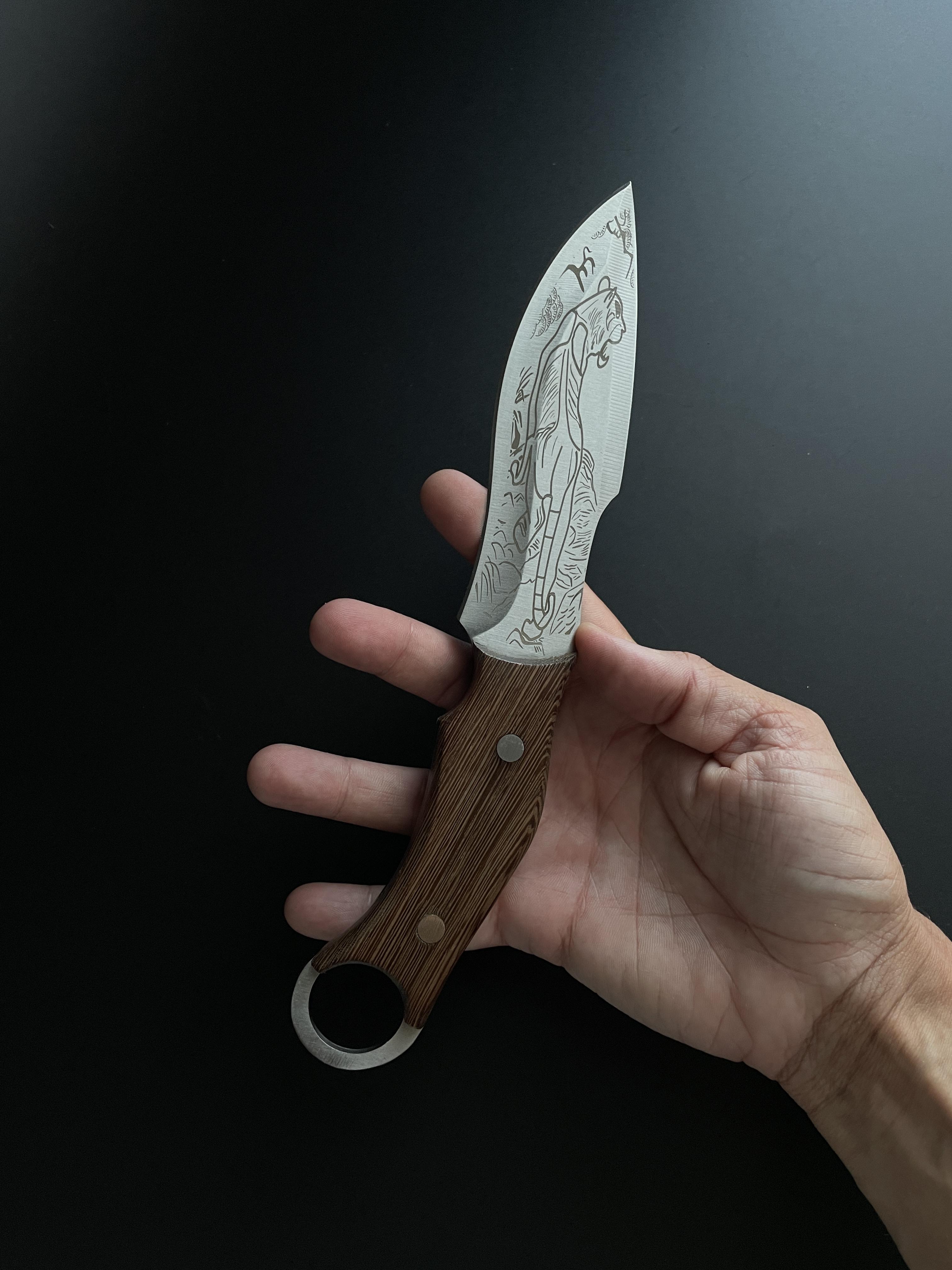 Нож туристический 1-2460 нержавеющая сталь (KN1064) - фото 15 Нож туристический 1-2460 нержавеющая сталь (KN1064) - фото 15