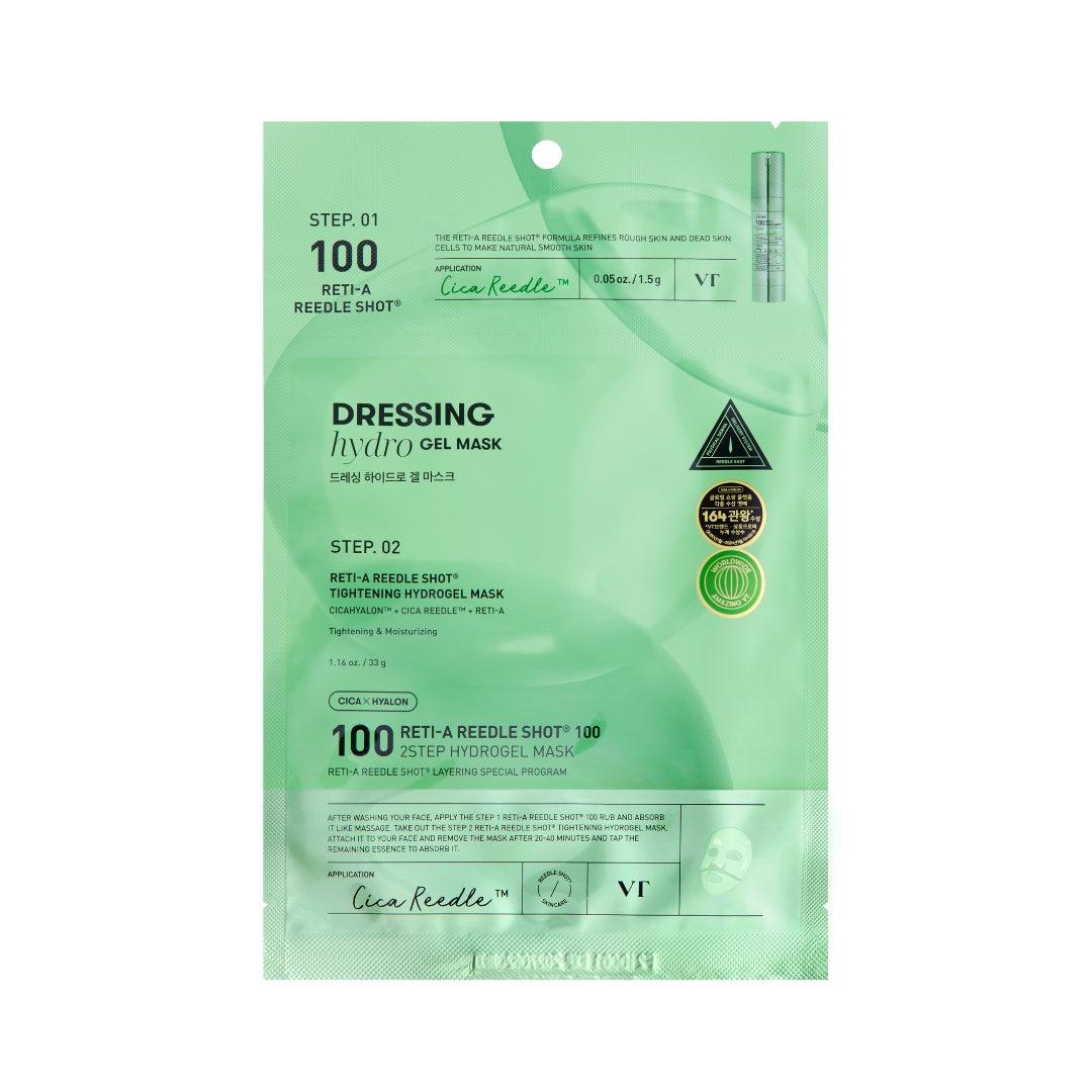 Маска гидрогелевая VT Cosmetics RETI-A REEDLE SHOT 100 2STEP HYDROGEL MASK 100 двухэтапная с ретинолом (2476855305)