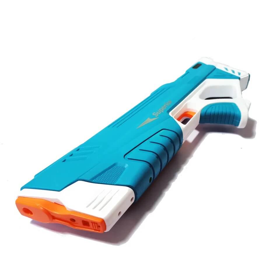 Пистолет Water Gun водяной электрический Синий - фото 3