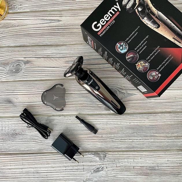 Електробритва Geemy by Gemei GM-7720 Black (Е_GM7720) - фото 2 Електробритва Geemy by Gemei GM-7720 Black (Е_GM7720) - фото 2