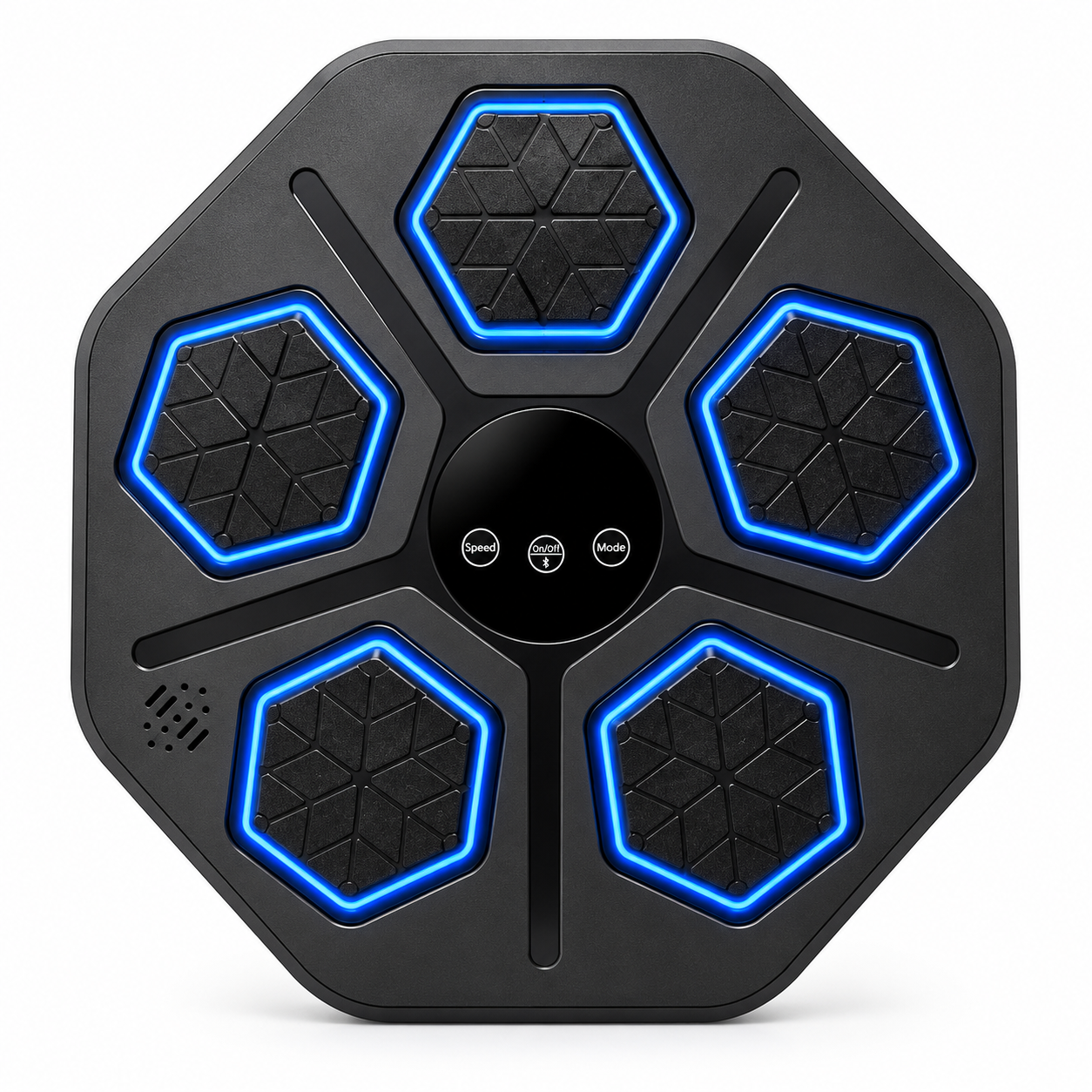 Боксерский музыкальный тренажер YP001 настенный с LED-подсветкой Черный (65909)