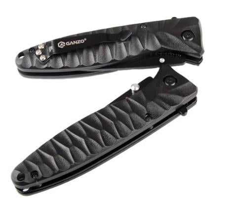Ніж складаний Ganzo G620b-1 Чорний (AWN-00207) - фото 3 Ніж складаний Ganzo G620b-1 Чорний (AWN-00207) - фото 3