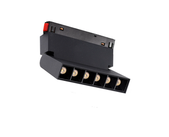 Магнитный трековый светильник поворотный Oledim OL-110 6W Черный