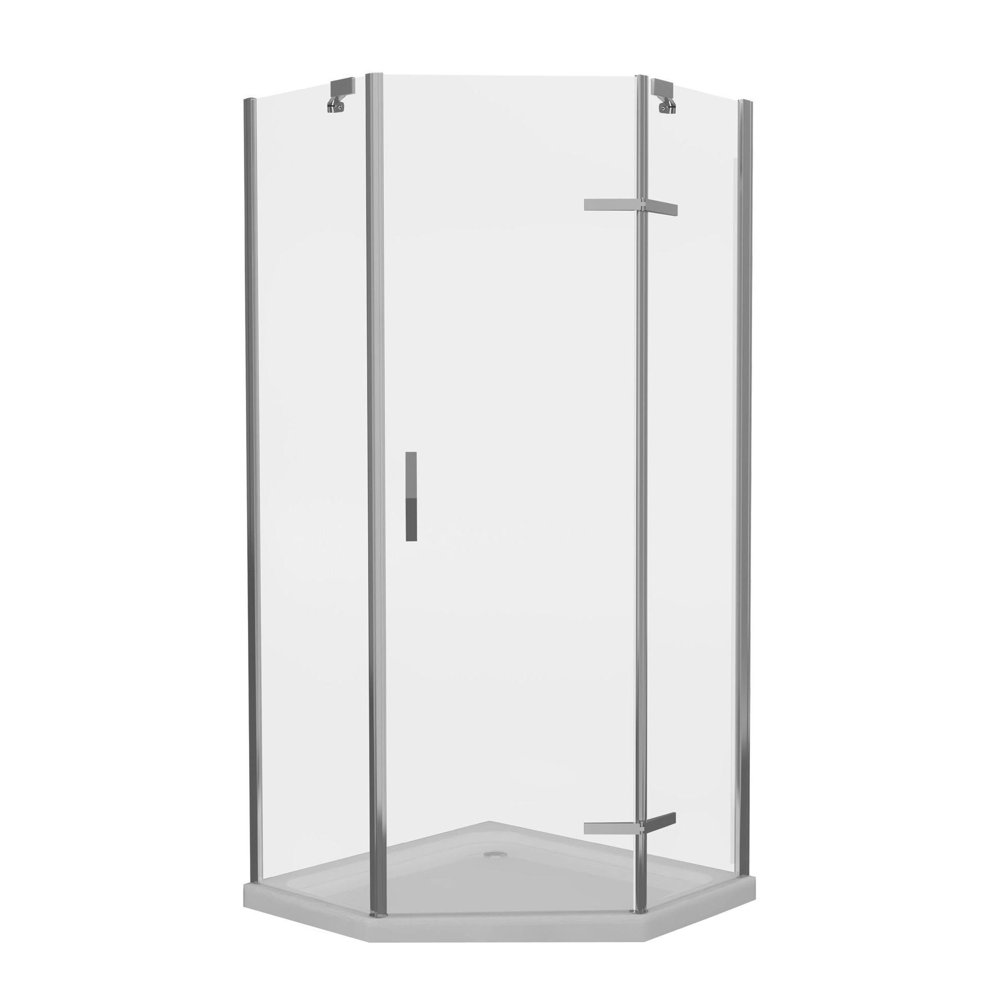 Душевая кабина Eger STEFANI 599-535-100 100x100x205 см Хром (82468)