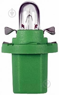Автолампа ук. NARVA 17057 12V 2W BAX10D YELLOW-GREEN