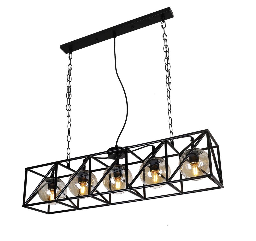 Підвісна люстра Алаіс Чорний (140877c20595)
