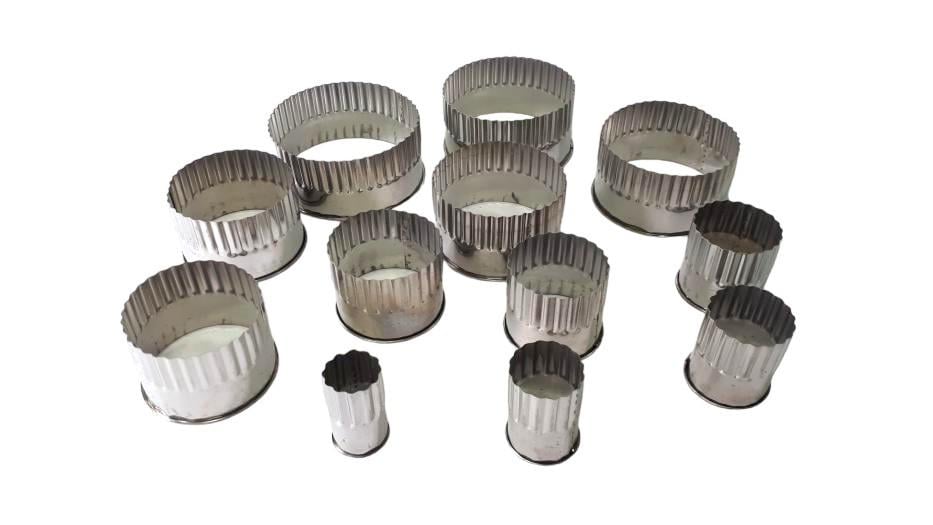 Вырубка для теста и коврижек круглая нержавеющая сталь 12 шт. (438595945) Вырубка для теста и коврижек круглая нержавеющая сталь 12 шт. (438595945)