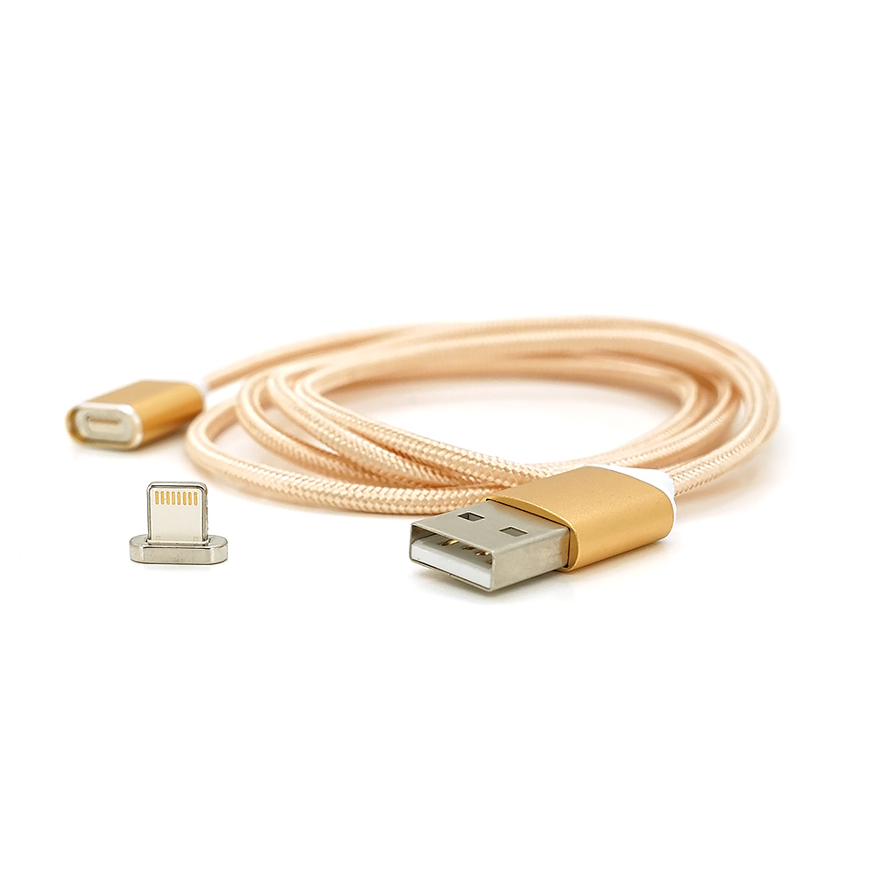 Кабель магнитный USB 2.0 Lightning 1 м 2А (26611614)