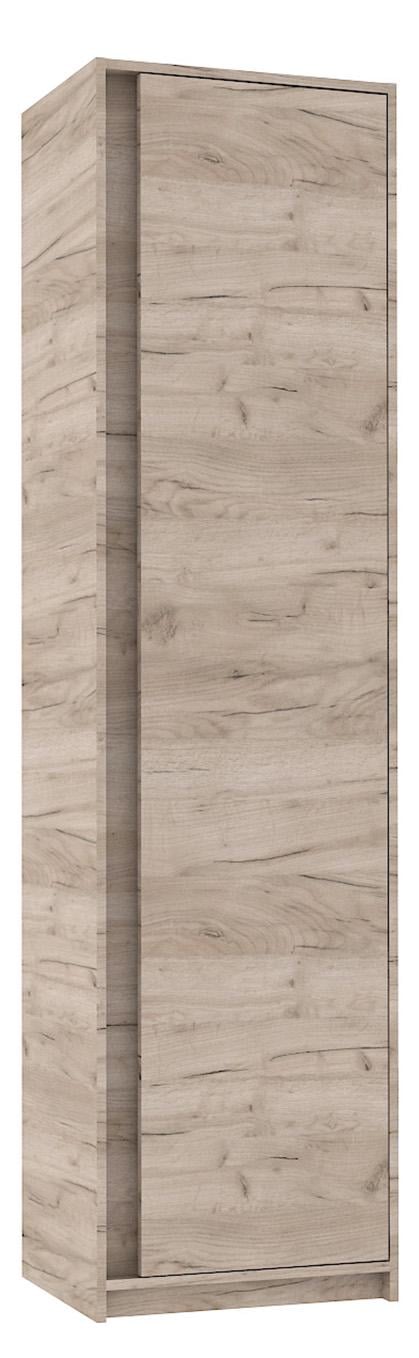 Шкаф пенал для одежды Мастер Форм Брайт 520х376х2000 мм Дуб крафт серый (20548) - фото 1 Шкаф пенал для одежды Мастер Форм Брайт 520х376х2000 мм Дуб крафт серый (20548) - фото 1