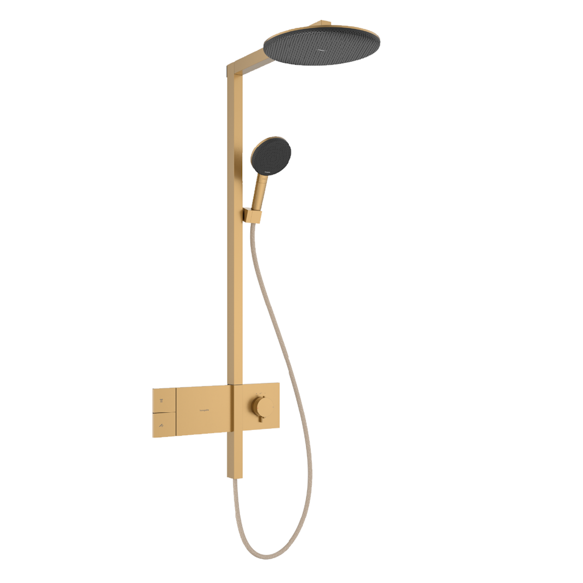 Душевая система Hansgrohe Raindance Alive S 300 1jet ShowerSelect Comfort с термостатом латунь Бронзовый (24582140)
