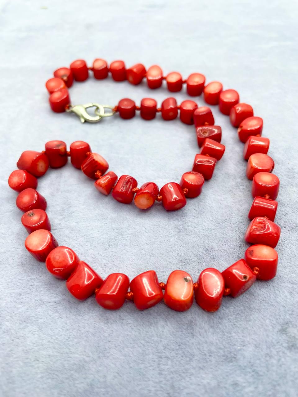 Бусы коралл 45 см Красный (325)
