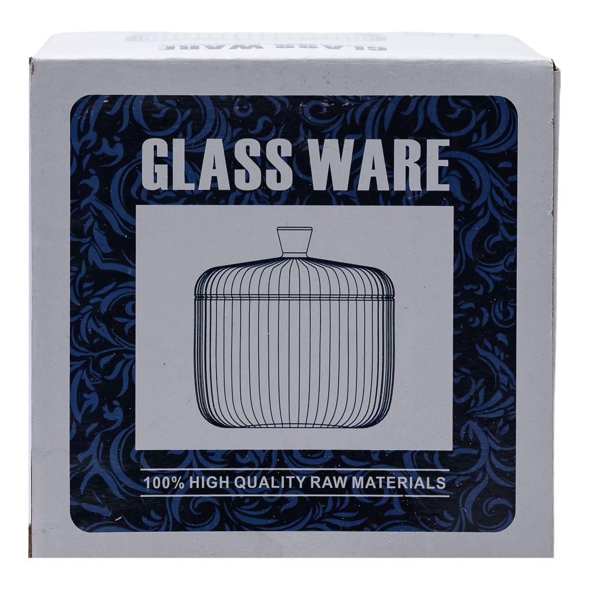 Цукерниця з кришкою HP-4-112 кругла скляна 9 см Прозорий (6967) - фото 6 Цукерниця з кришкою HP-4-112 кругла скляна 9 см Прозорий (6967) - фото 6