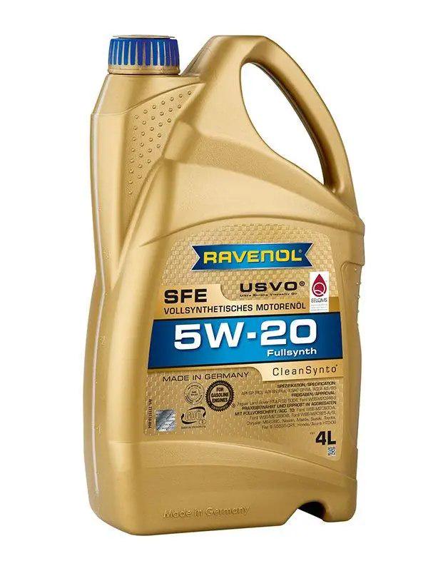 Моторне мастило RAVENOL 5W-20 SFE PAO A5/B5 SP/RC GF-6A 4 л (1111110-004)