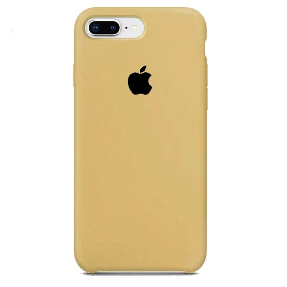 Силіконовий Чохол Накладка Silicone Case для iPhone 8 Plus/7 Plus Lavender Gold