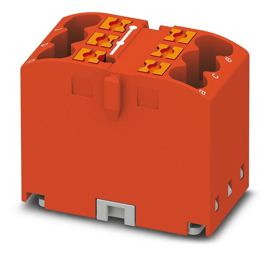 Розподільний блок Phoenix Contact PTFIX 6X2,5 RD 450В 24A Push-in Червоний (3273268)
