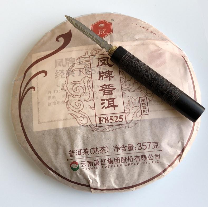 Чай Шу Пуэр Фабрика Фэн Цин F 8525 2020 года блин 357 г