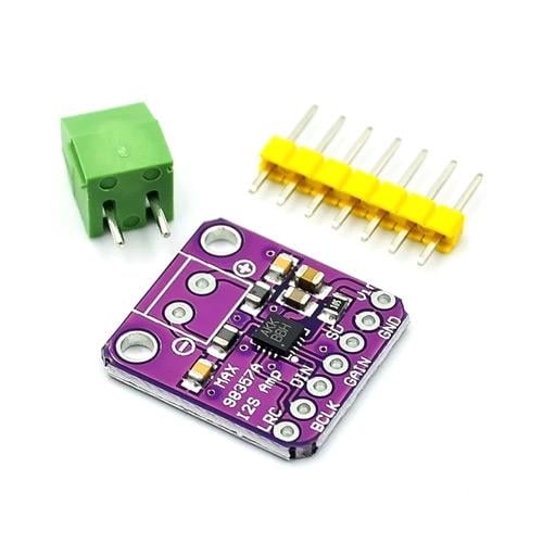 Усилитель мощности 3 Вт класс D с интерфейсом I2S на базе MAX98357A для проектов Arduino и микроконтроллеров (5116-c586e)