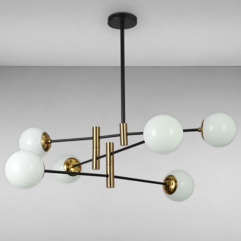 Люстра молекула подвесная Light House LS-17093-6 Черный